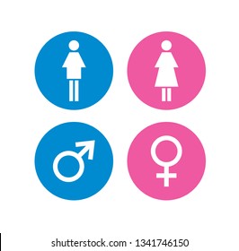 Man Woman Icon Vector Stock Vector (royalty Free) 1318680974 