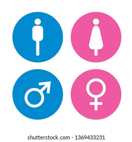 Man and Woman icon vector.
