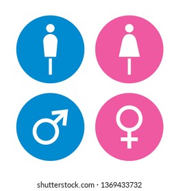 Man and Woman icon vector.