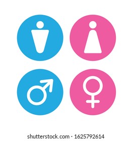 Man and Woman icon vector.
