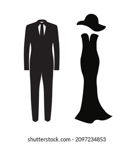 Man and woman icon. vector