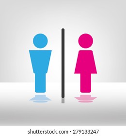 Man and Woman Icon Vector