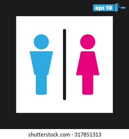 Man and Woman Icon Vector