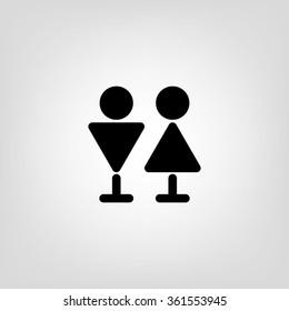 Man and Woman Icon Vector