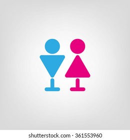 Man and Woman Icon Vector