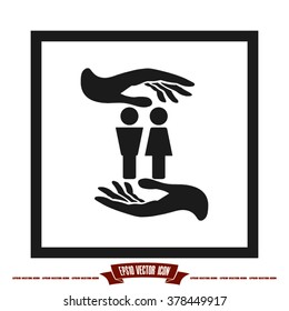 Man and Woman Icon Vector