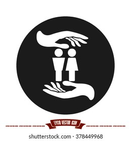 Man and Woman Icon Vector