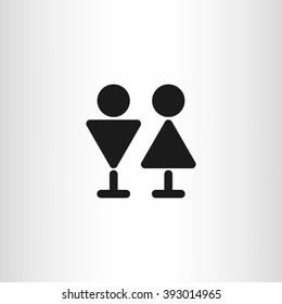 Man and Woman Icon Vector