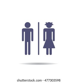 Man and Woman Icon Vector