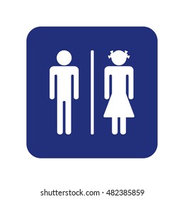 Man and Woman Icon Vector