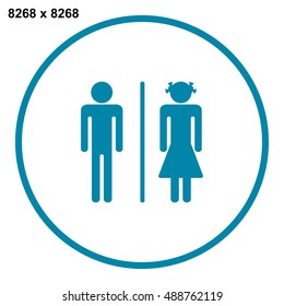 Man and Woman Icon Vector