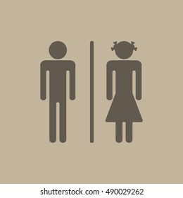 Man and Woman Icon Vector