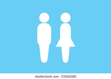 Man and Woman icon vector.