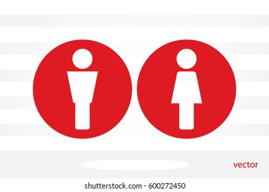 Man and Woman icon vector