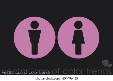 Man and Woman icon vector