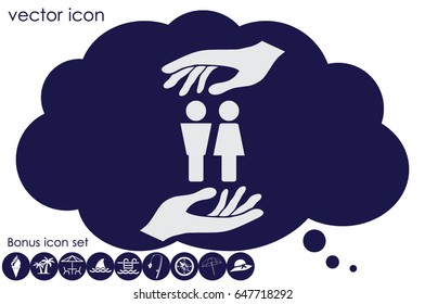 Man and Woman Icon Vector