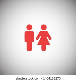 Man and woman icon vector illustration