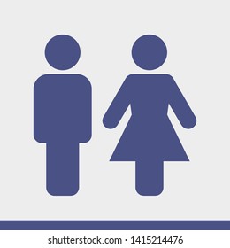 Man and woman icon vector illustration