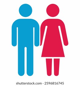 man and woman icon vector illustration