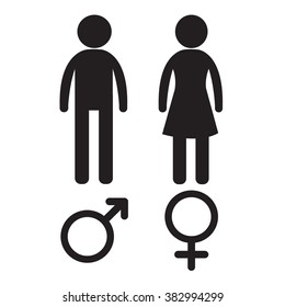 Man Woman People Icon Illustration Design Stock Vector (Royalty Free ...