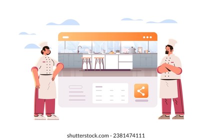man woman professional restaurant culinary chefs or bakers in uniform food industry workers happy labor day celebration concept