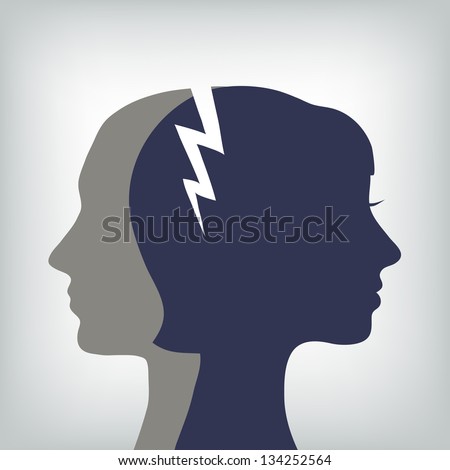 man and woman relations concept, vector