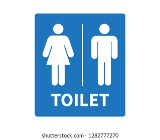 Man & Woman restroom sign. toilet sign, restroom icon, vector illustration.