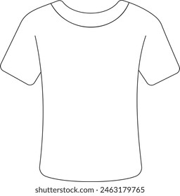 Man or woman Shirt. T-shirt Size Icon Set. Clothing Size Label or Tag Pictogram. Editable Stroke.