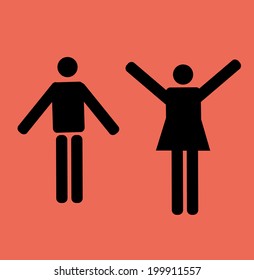 Man & Woman sign