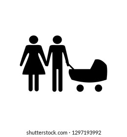 man and woman sign Icon Outline Vector