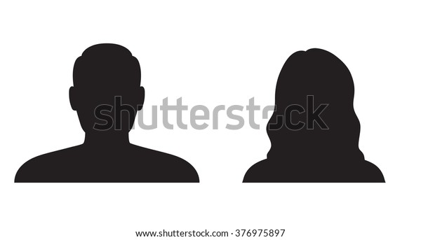 Man and woman\
silhouette