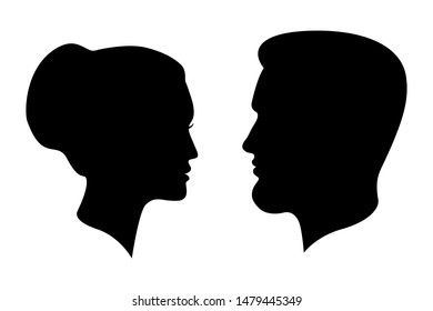 Face Silhouette Images, Stock Photos & Vectors | Shutterstock