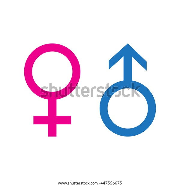 Symbol Fur Mann Und Frau Vektorsymbol Stock Vektorgrafik Lizenzfrei