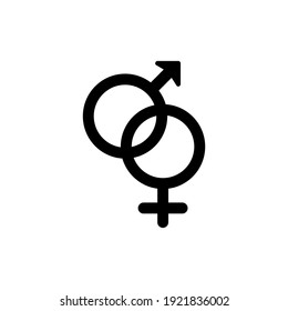 man and woman symbol. vector illustration