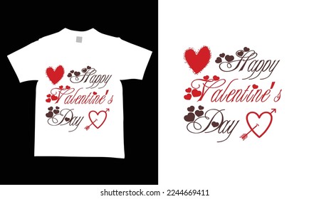 Man and woman valentine's day t-shirt design vector and modern design.