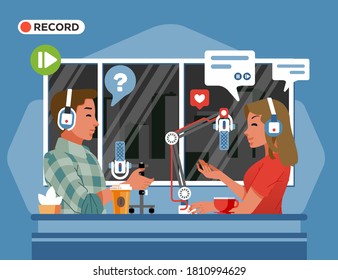 ラジオ収録 のイラスト素材 画像 ベクター画像 Shutterstock