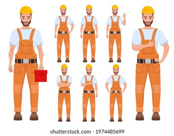 Man worker vector design illustration isolated on white background