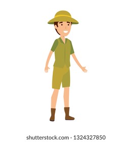 Man Worker Of Zoo Character