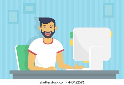 Computer Cartoons Images, Stock Photos & Vectors | Shutterstock