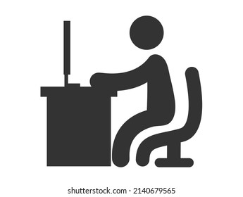 Man working at a desk