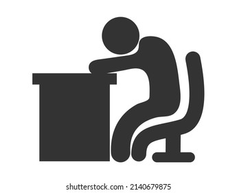 Man working at a desk