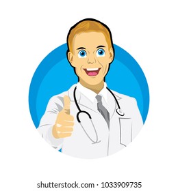man working doctor logo