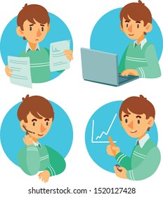 
man working in the office