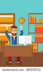 Man working at office.