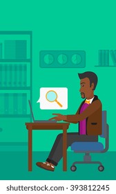 Man working in office.