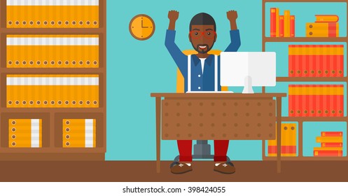 Man working at office.