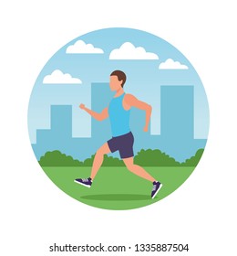 man working out