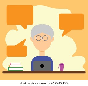 hombre trabajando y pensando en su proyecto