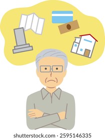 Man worried about future plans