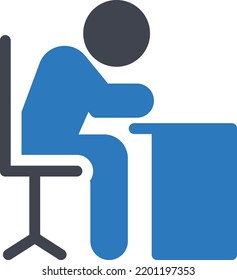 man worried Vector illustration on a transparent background.Premium quality symbols.Glyphs vector icon for concept and graphic design.